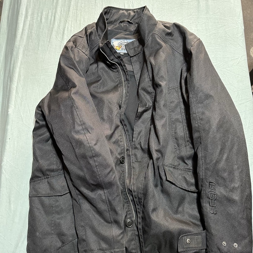 Sedici Urban Waterproof Motorcycle Jacket Black Mens XL Protective Riding Gear